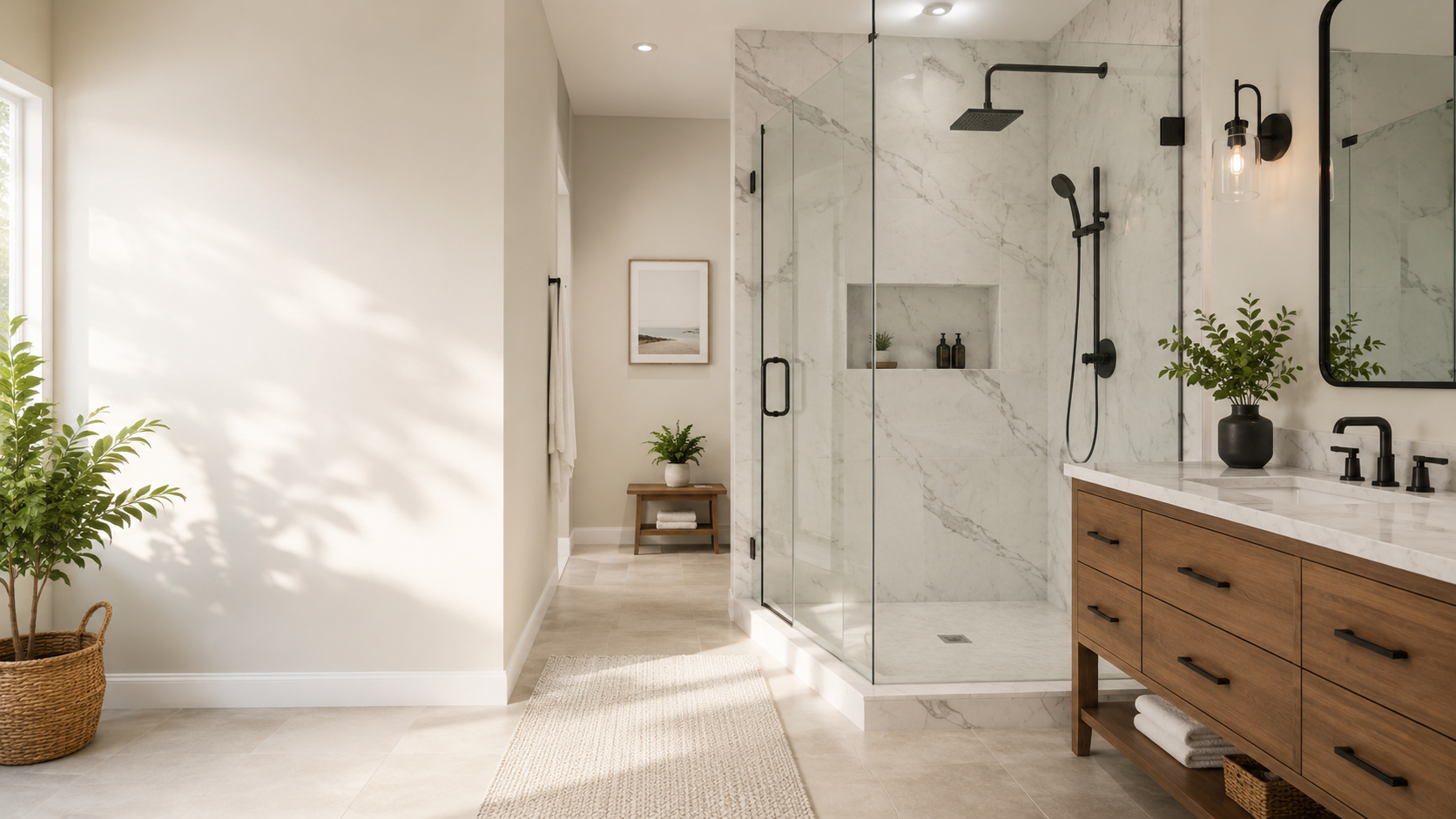 Bella Bath and Shower walk in shower renovation