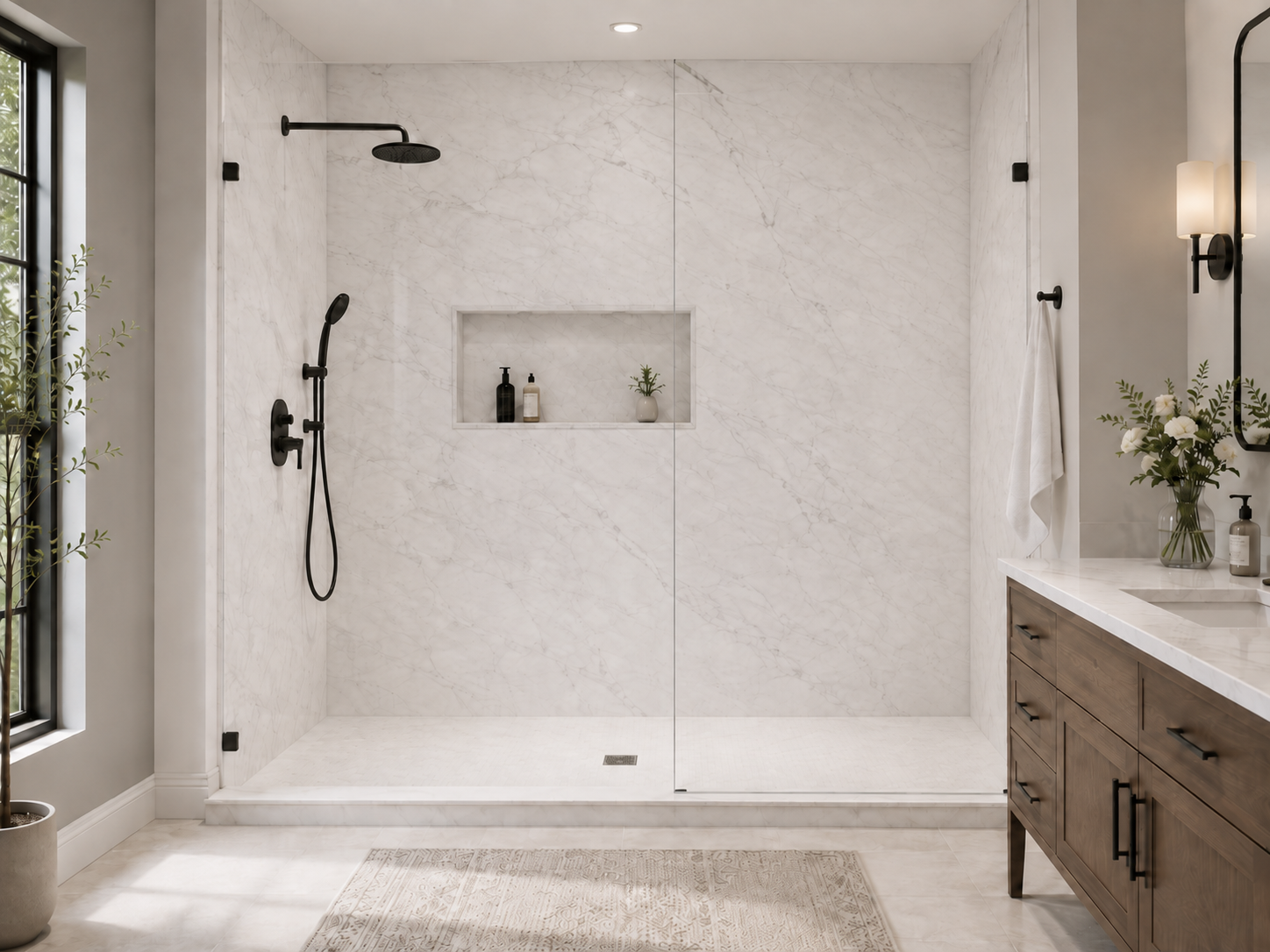 Modern Bella Bath and Shower walk in shower